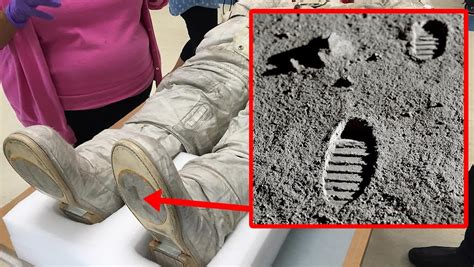 moon landing fake shoe print|FACT CHECK: Do Neil Armstrong’s Space Boots Not  .